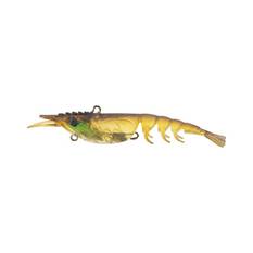 Berkley Shimma Shrimp Soft Vibe Lure 100mm Olive Shrimp, Olive Shrimp, bcf_hi-res