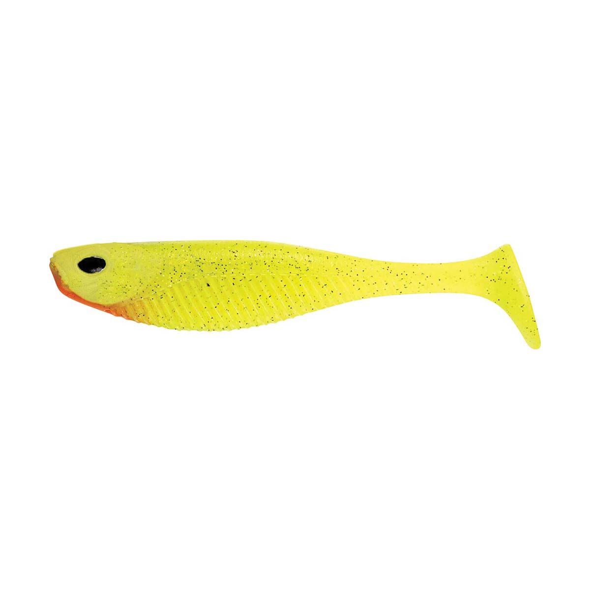 Nomad Live Ops Dozer Minnow Soft Plastic Lure 5in Chartreuse UV, Chartreuse UV, bcf_hi-res