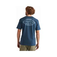 Quiksilver Men's Altitude Oversize Short Sleeve Tee Midnight Navy S, Midnight Navy, bcf_hi-res