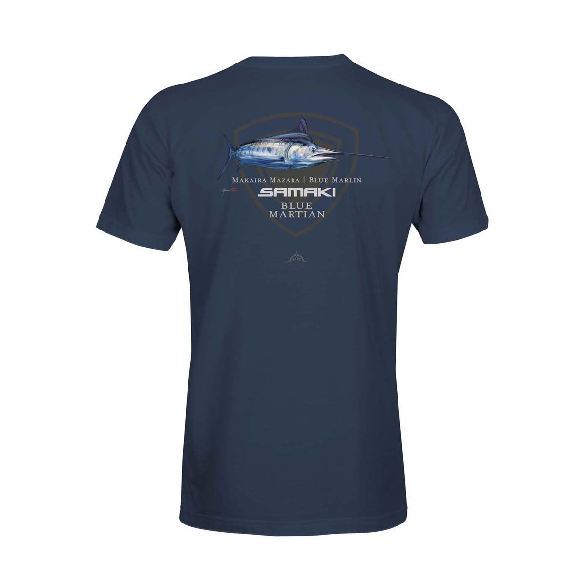 Samaki Blue Martian Men's Short Sleeve Tee Cobalt S, Cobalt, bcf_hi-res