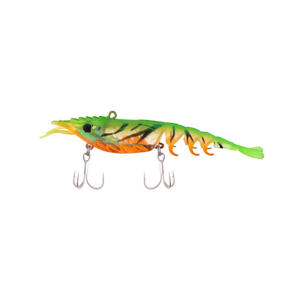 Berkley Shimma Shrimp Soft Vibe Lure 85mm Fire Tiger, Fire Tiger, bcf_hi-res