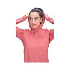 Macpac Women's brrr° Hooded Long Sleeve Shirt, Pink, bcf_hi-res