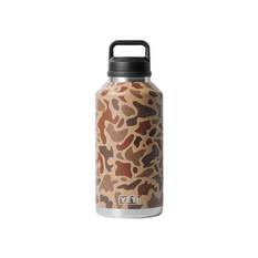 YETI® Rambler® Bottle 64 oz (1.89 L) with Chug Cap Wetlands Camo, Wetlands Camo, bcf_hi-res