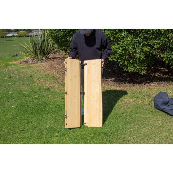 Zempire Kitpac Pro Extra Large Bamboo Camping Table, , bcf_hi-res
