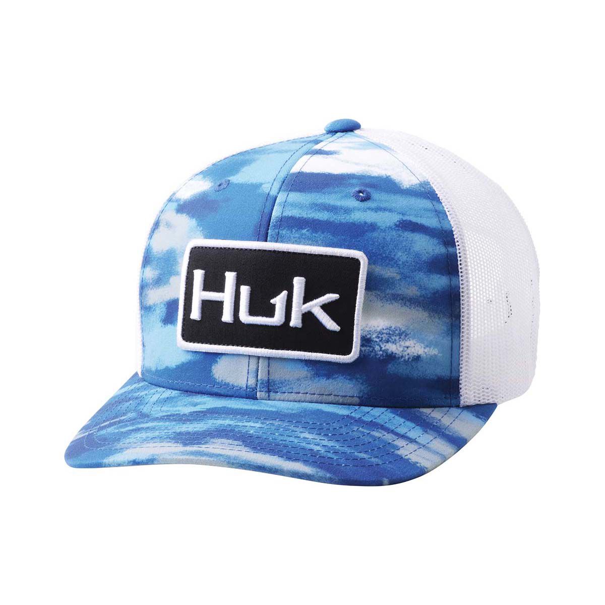 Huk Men's Edisto Trucker Cap Sargasso Sea, Sargasso Sea, bcf_hi-res