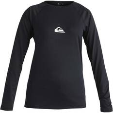 Quiksilver Women's Long Sleeve Rashie, Black, bcf_hi-res