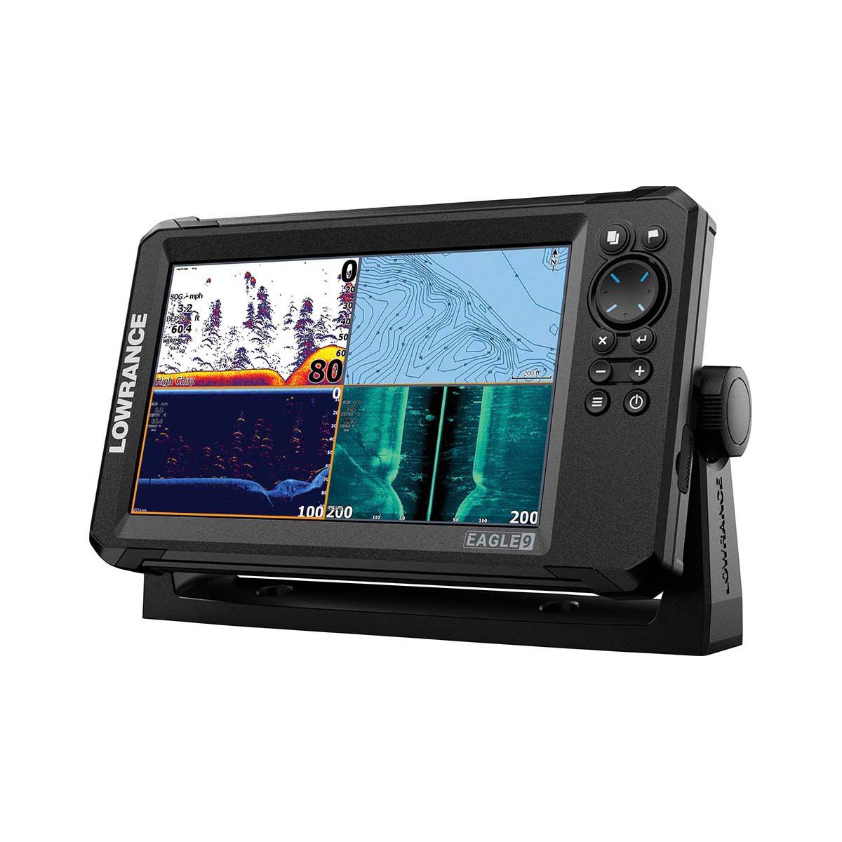 Lowrance Eagle 9 Aus/NZ Fish Finder Combo with Tripleshot Transducer, , bcf_hi-res
