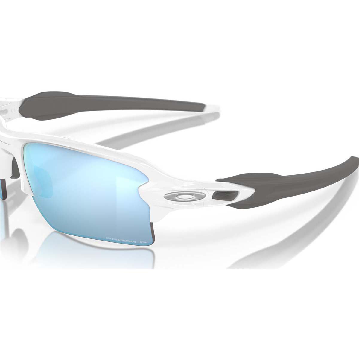 Oakley Flak 2.0 Men's XL Polarised Sunglasses White with Prizm Blue Lens, , bcf_hi-res