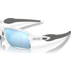Oakley Flak 2.0 Men's XL Polarised Sunglasses White with Prizm Blue Lens, , bcf_hi-res