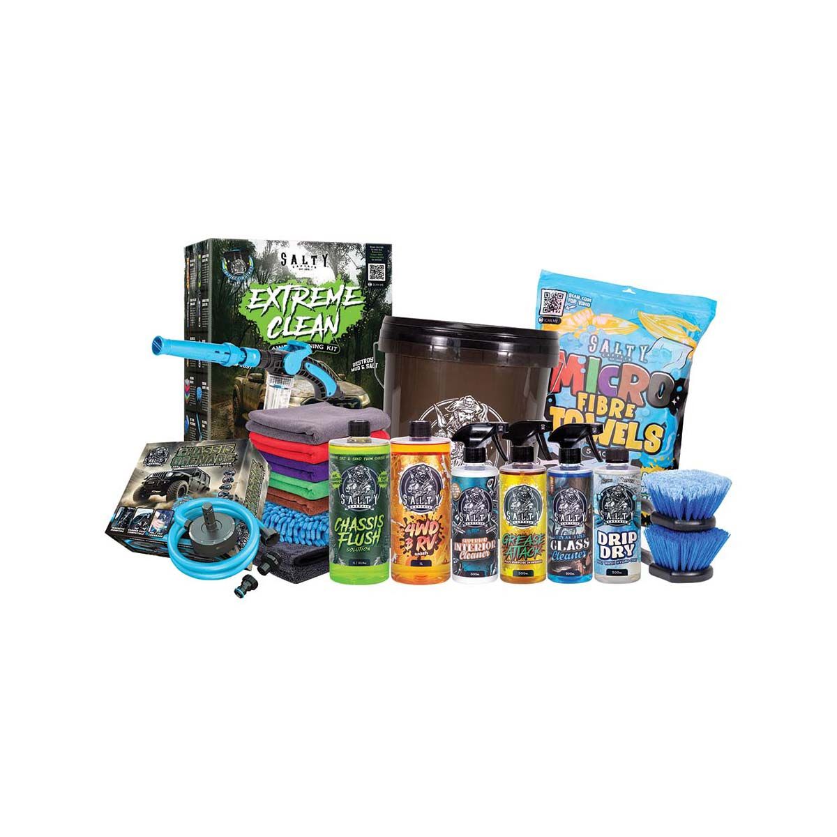 Salty Captain Extreme Clean 4WD Cleaning Kit, , bcf_hi-res