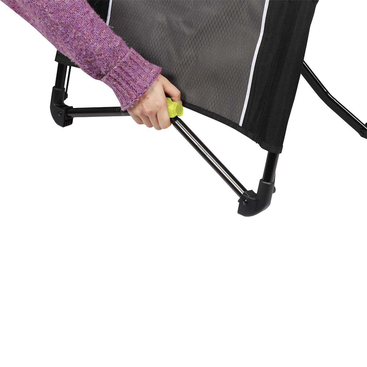 Wanderer Quad Fold Compact Lounger 130kg, , bcf_hi-res