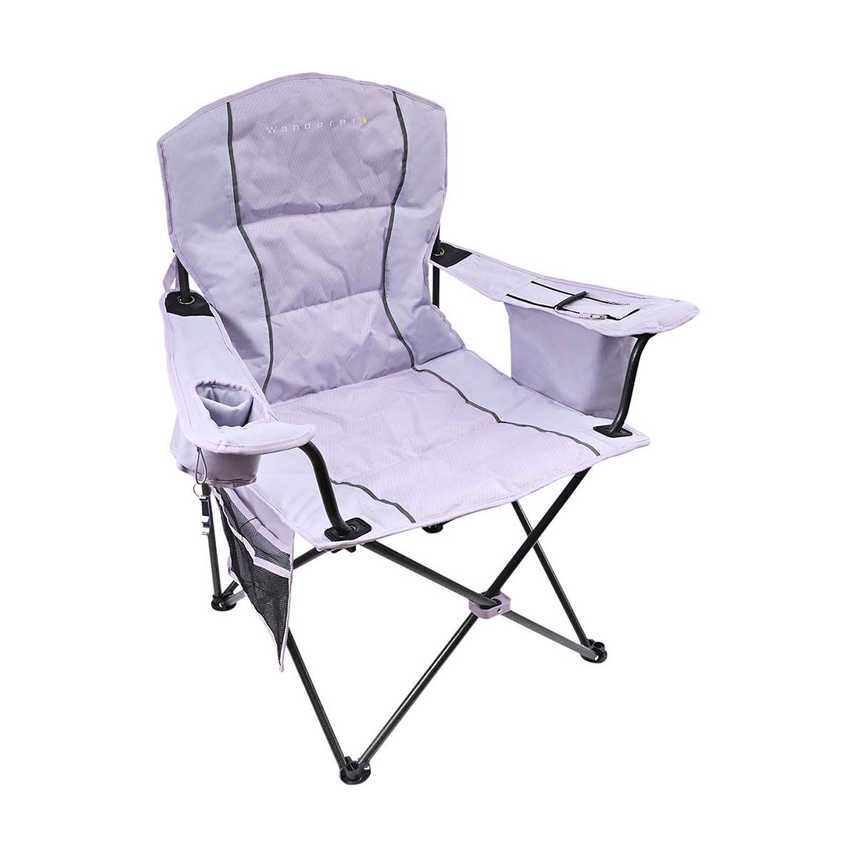 Wanderer Premium Cooler Arm Chair Lilac 120kg, , bcf_hi-res