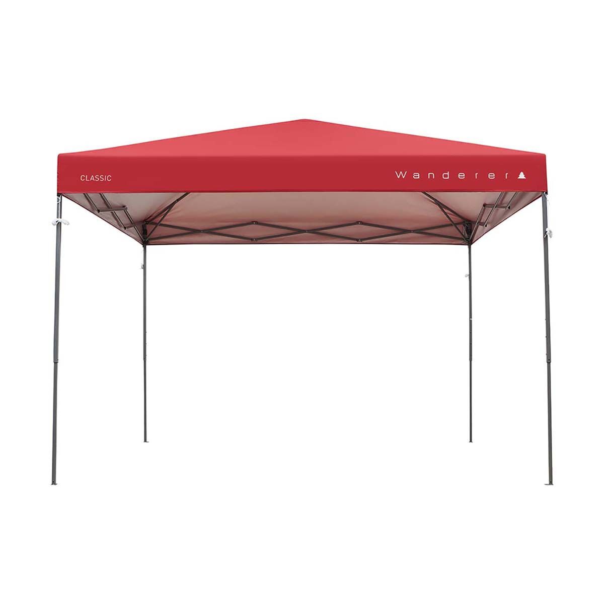 Wanderer Classic Gazebo Canopy 3x3m Red, Red, bcf_hi-res
