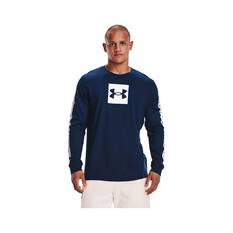 Under Armour Camo Boxed Sportstyle Men's Long Sleeve Tee, Academy / White, bcf_hi-res