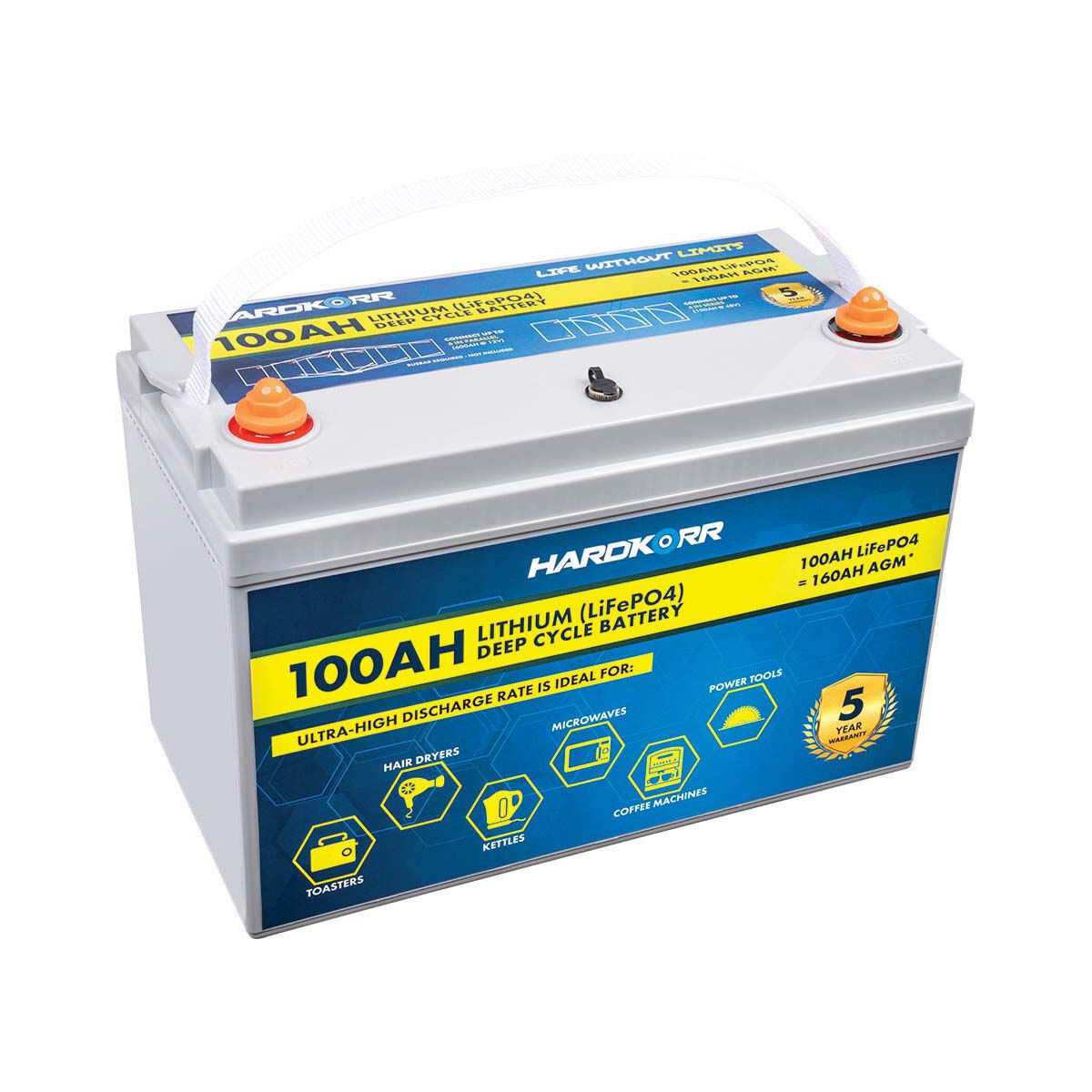 Hardkorr Lithium Battery 100AH, , bcf_hi-res