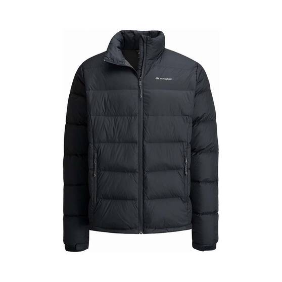 Macpac Men's Halo Down Puffer Jacket V2, Black, bcf_hi-res