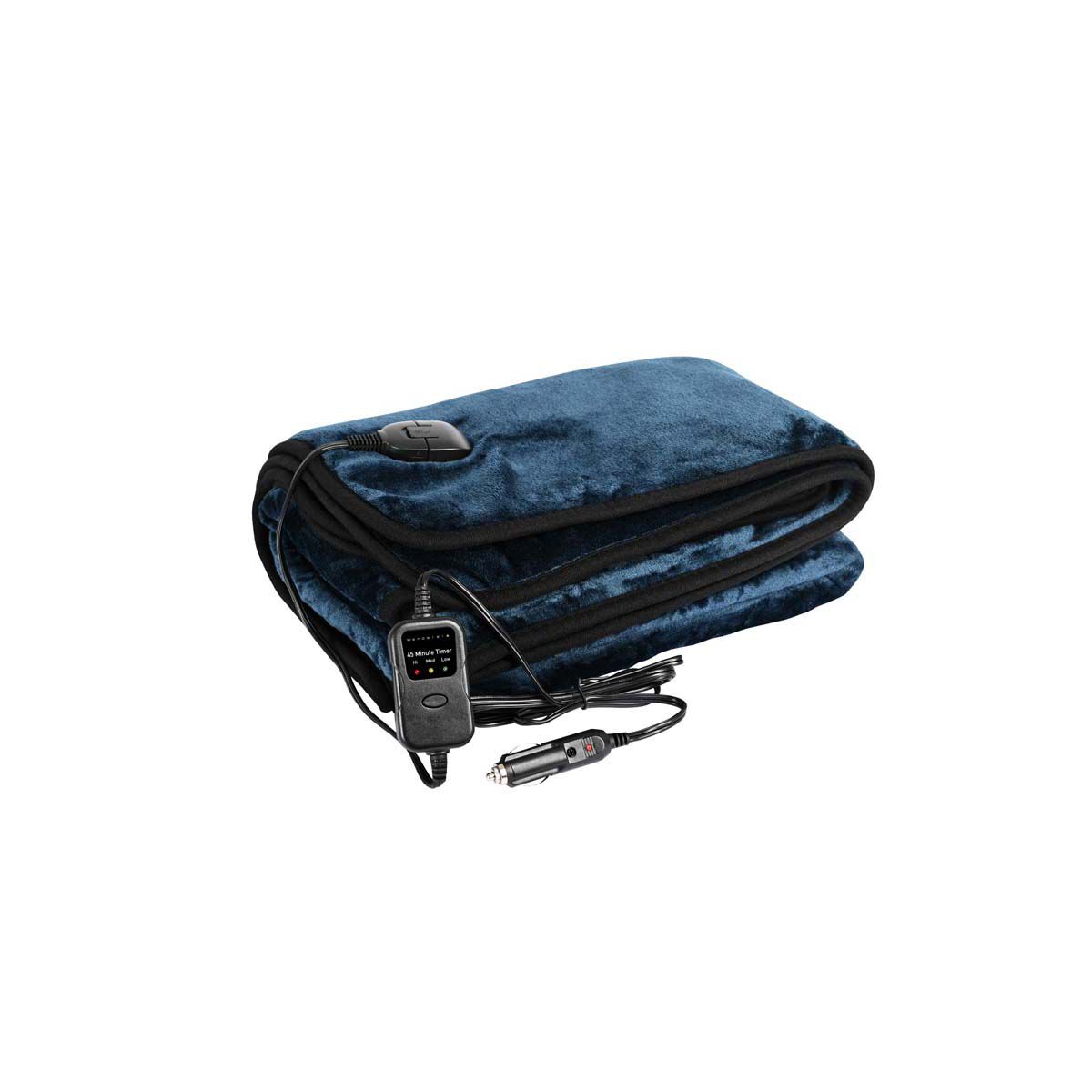 Wanderer 12V Heated Blanket 150x110cm Blue BCF