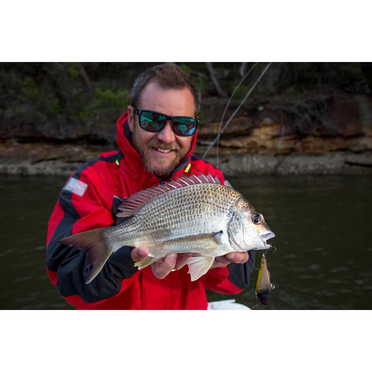 MAKO GT Polarised Men's Sunglasses Black with Orange Lens, , bcf_hi-res