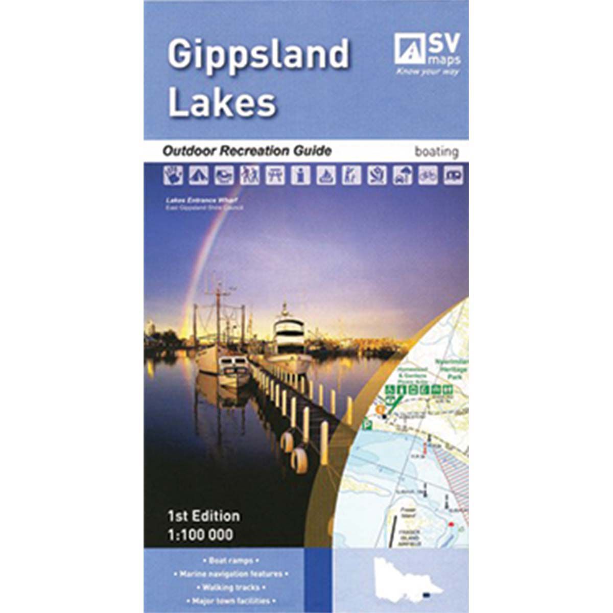 Spatial Visions Gippsland Lakes Map, , bcf_hi-res