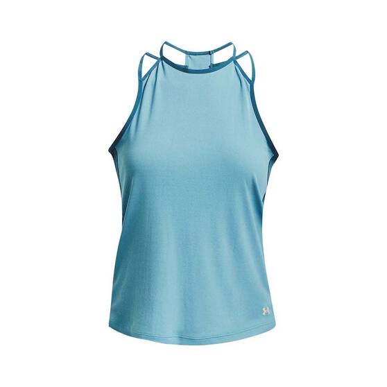 Under Armour Women’s Iso-Chill Strappy Tank, Static Blue, bcf_hi-res