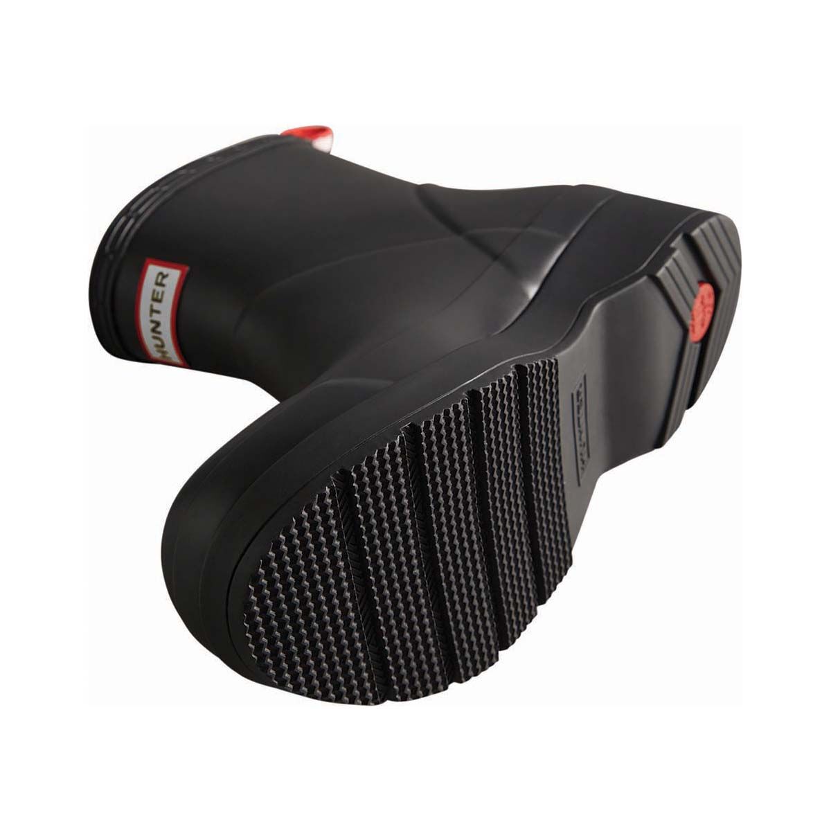 Hunter Men's Play Short Gumboots, Black, bcf_hi-res