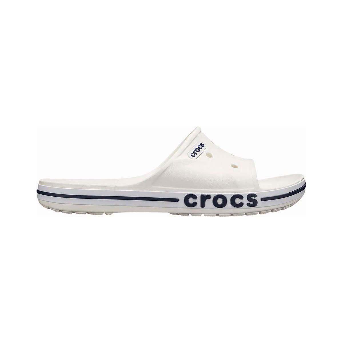 Crocs slides white hot sale