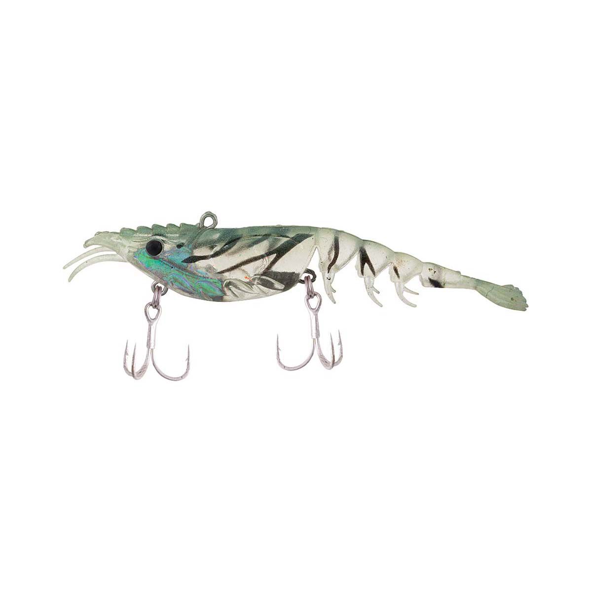 Berkley Shimma Shrimp Soft Vibe Lure 120mm Crystal Shrimp, Crystal Shrimp, bcf_hi-res