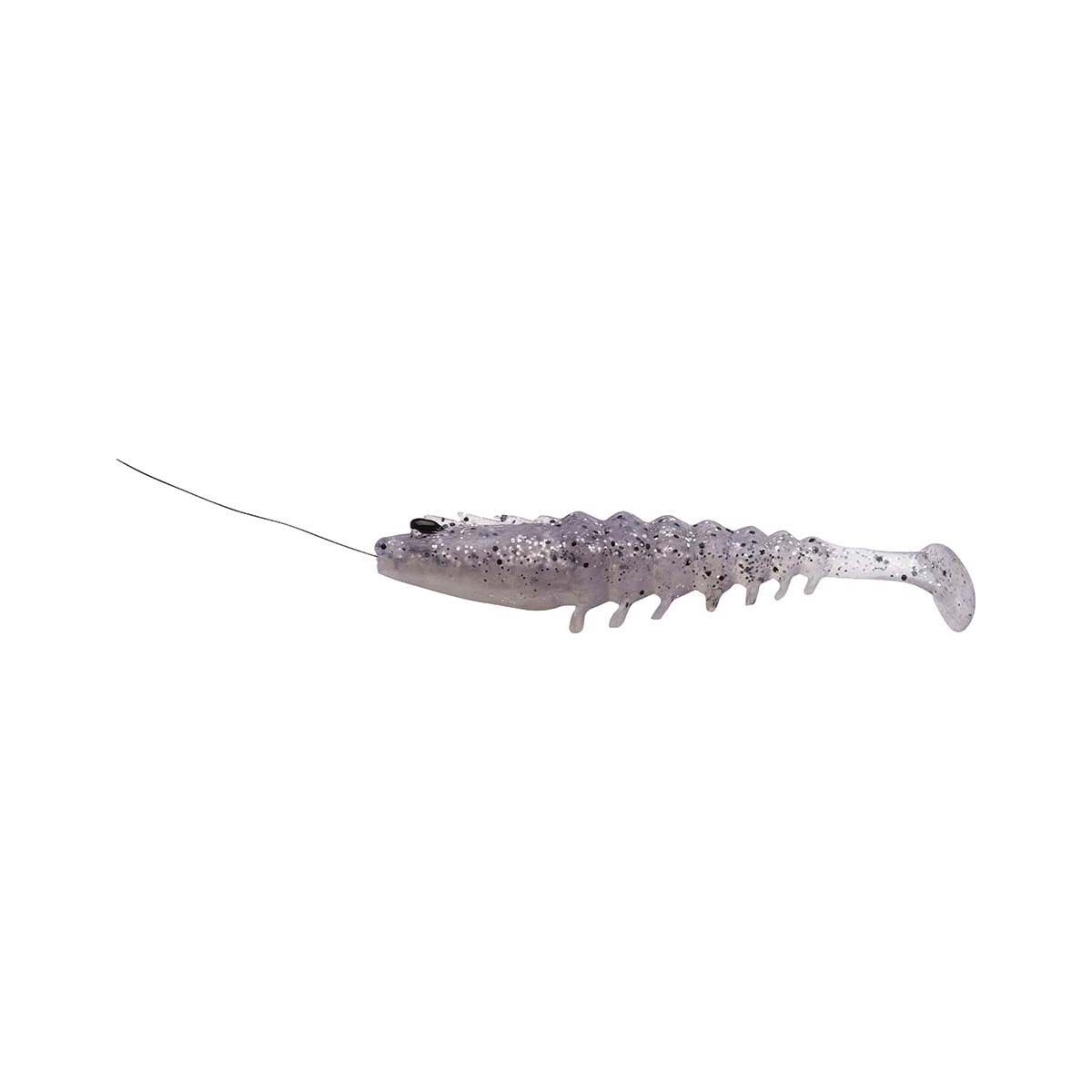 Shimano Squidgies Prawn Paddle Tail Soft Plastic Lure 80mm White Lightning, White Lightning, bcf_hi-res