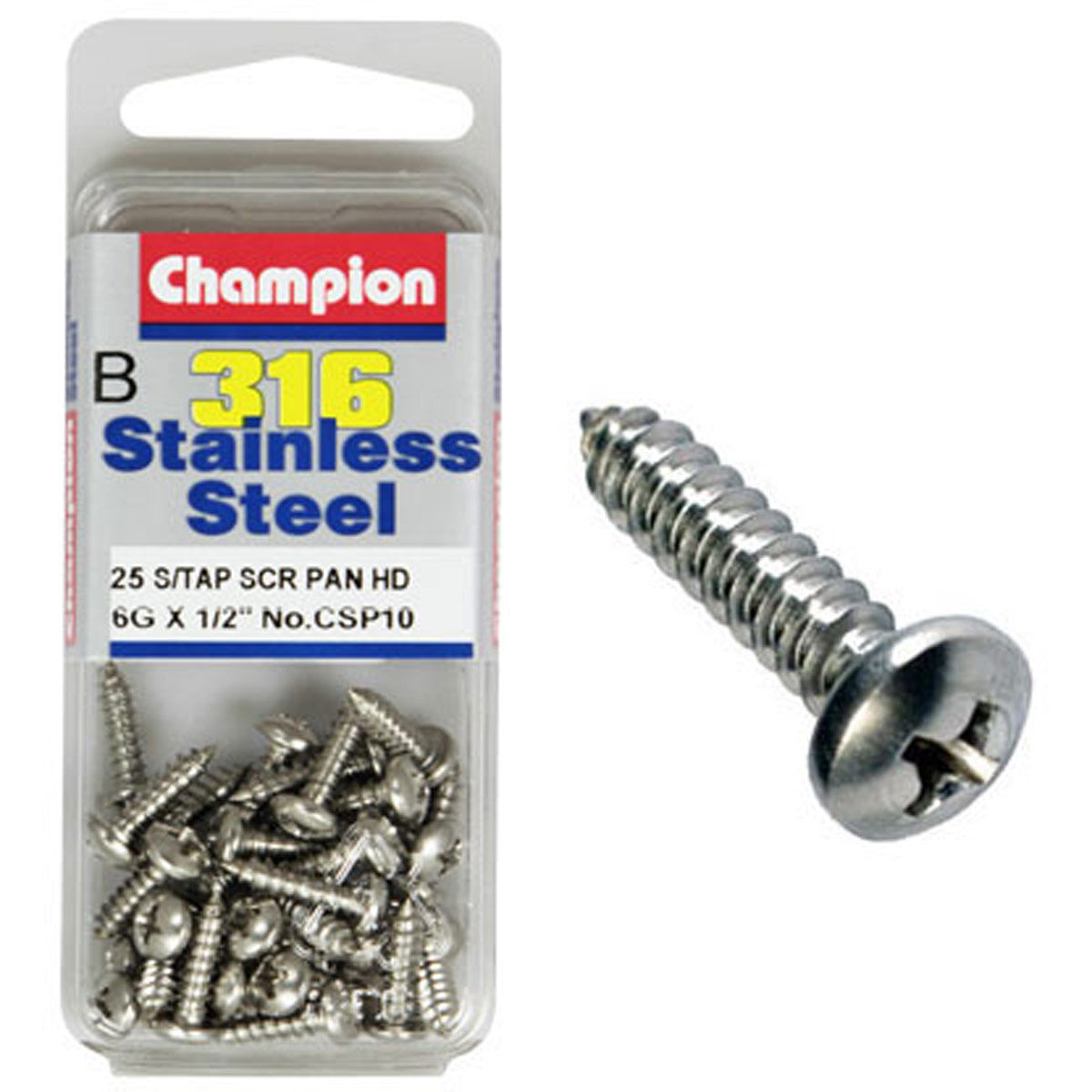 Champion Self Tapping Screws, , bcf_hi-res