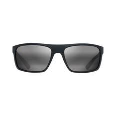 Maui Jim Men's Byron Bay Sunglasses Black with Grey Lens, , bcf_hi-res