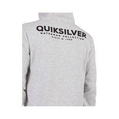 Quiksilver Men’s Swell Time Hoodie, Grey Heather, bcf_hi-res