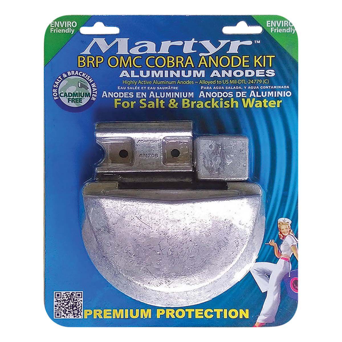 Titan Alloy Evinrude/ Johnson Anode Kit, OMC Cobra, , bcf_hi-res