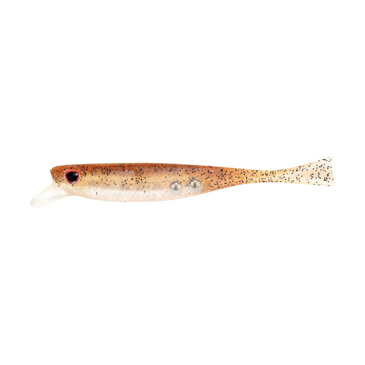 Nomad Live Ops Delta Minnow Soft Plastic Lure 4.5in Arkansas Shiner, Arkansas Shiner, bcf_hi-res
