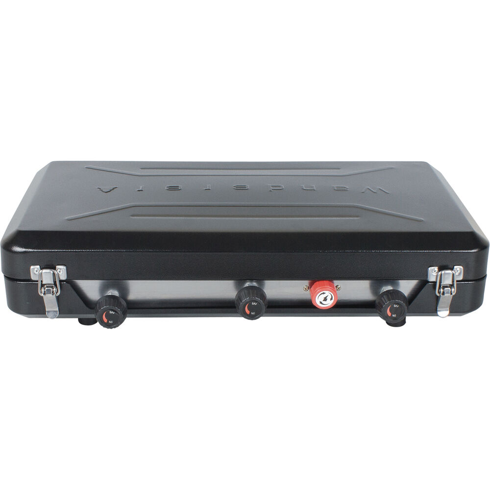 Wanderer LPG Portable Stove with Grill 2 Burner BCF