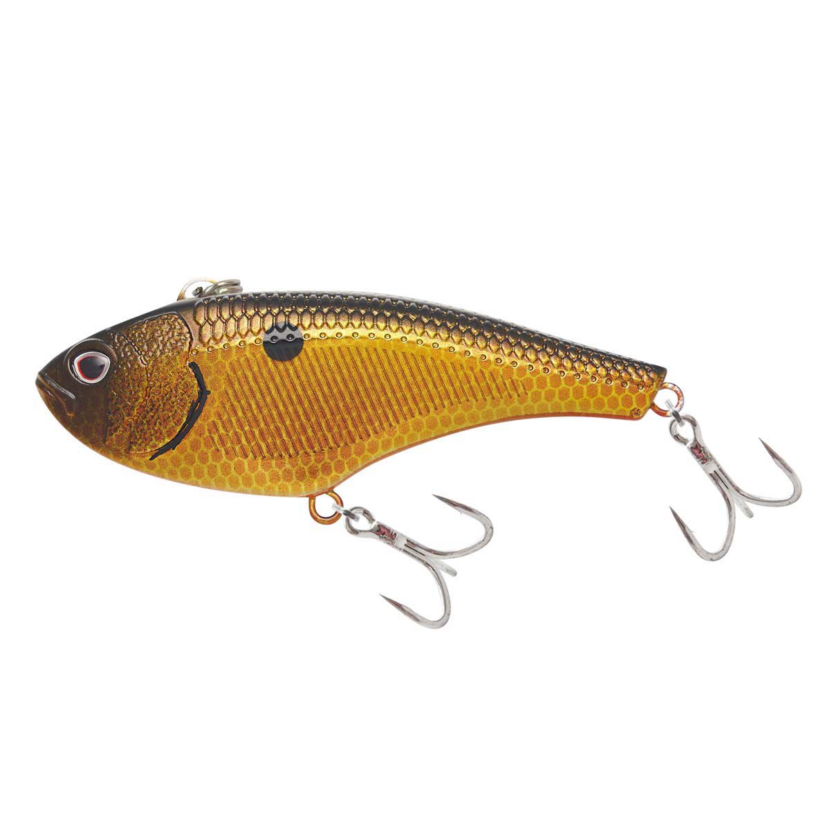 Nomad Swimtrex Vibe Lure 80mm Gold Black Back, Gold Black Back, bcf_hi-res