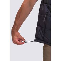 Macpac Men's Halo Down Puffer Vest V2, Black, bcf_hi-res
