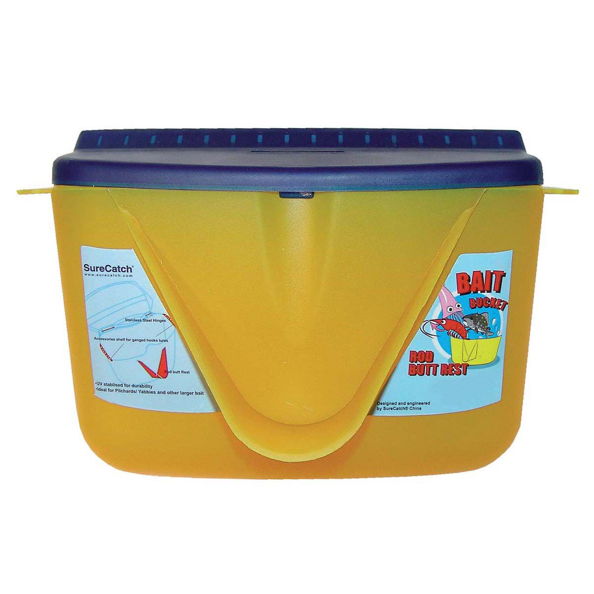 Surecatch Large Bait Bucket With Butt Rest, , bcf_hi-res