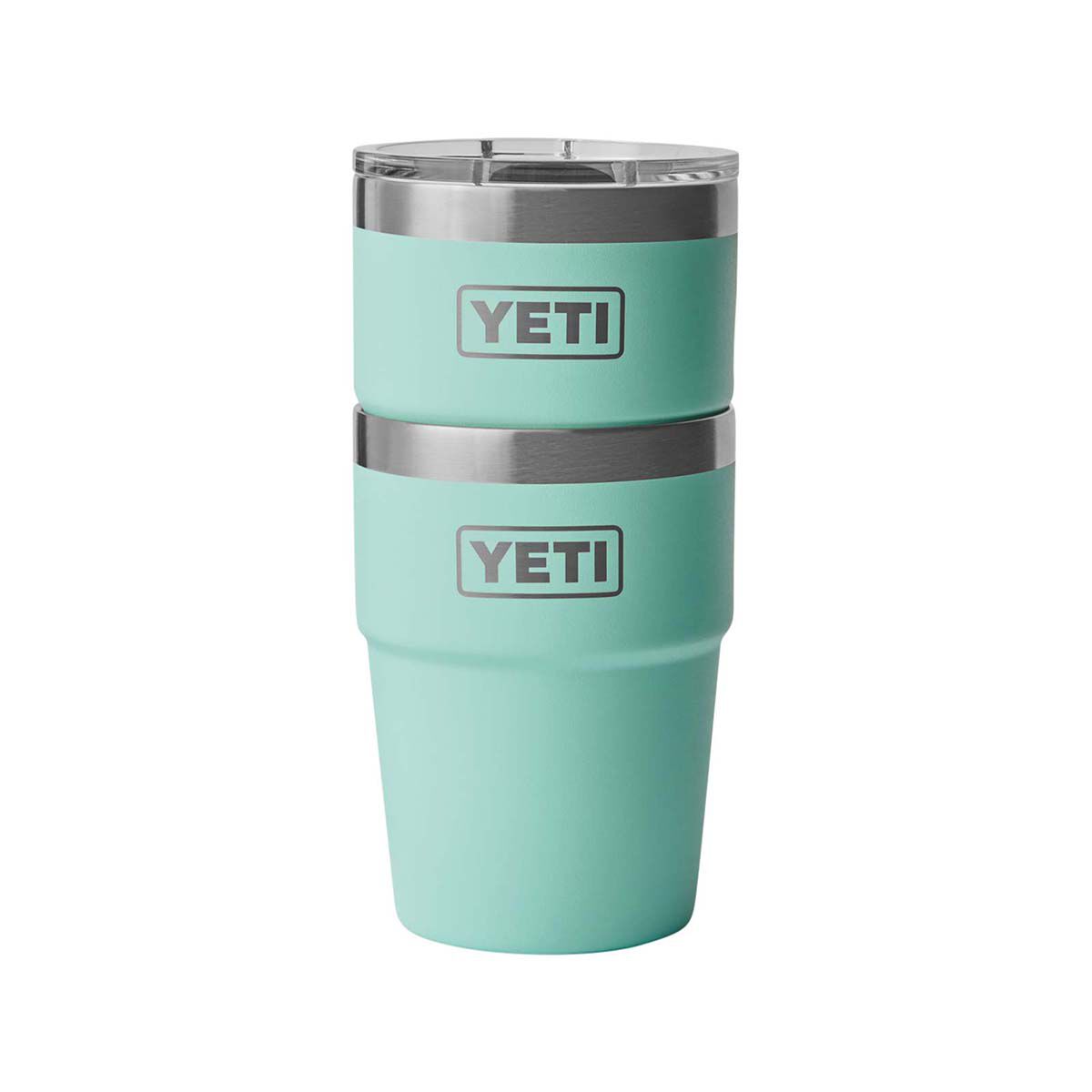 YETI&reg; Rambler&reg; Stackable Cup 16 oz (473ml) Seafoam, Seafoam, bcf_hi-res