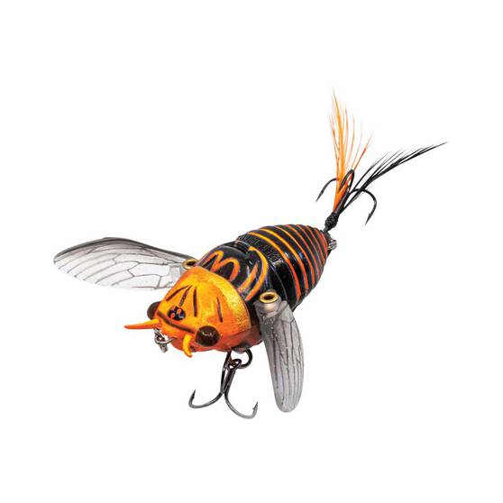 Chasebaits Ripple Cicada Lure 43mm Orange Devil, Orange Devil, bcf_hi-res