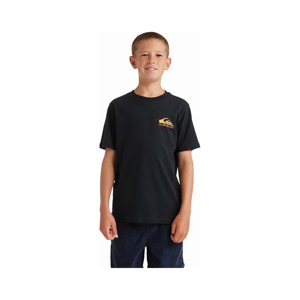 Quiksilver Youth Omni Wave Short Sleeve Tee Black 8, Black, bcf_hi-res