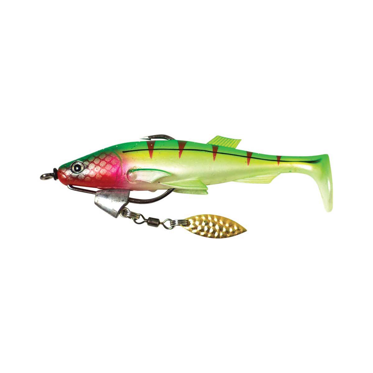 Raptor Kamikaze Soft Plastic Lure 2pk 5in Green Blush, Green Blush, bcf_hi-res