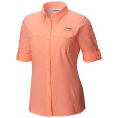 Columbia Women's Low Drag Offshore Long Sleeve Shirt, Pink, bcf_hi-res