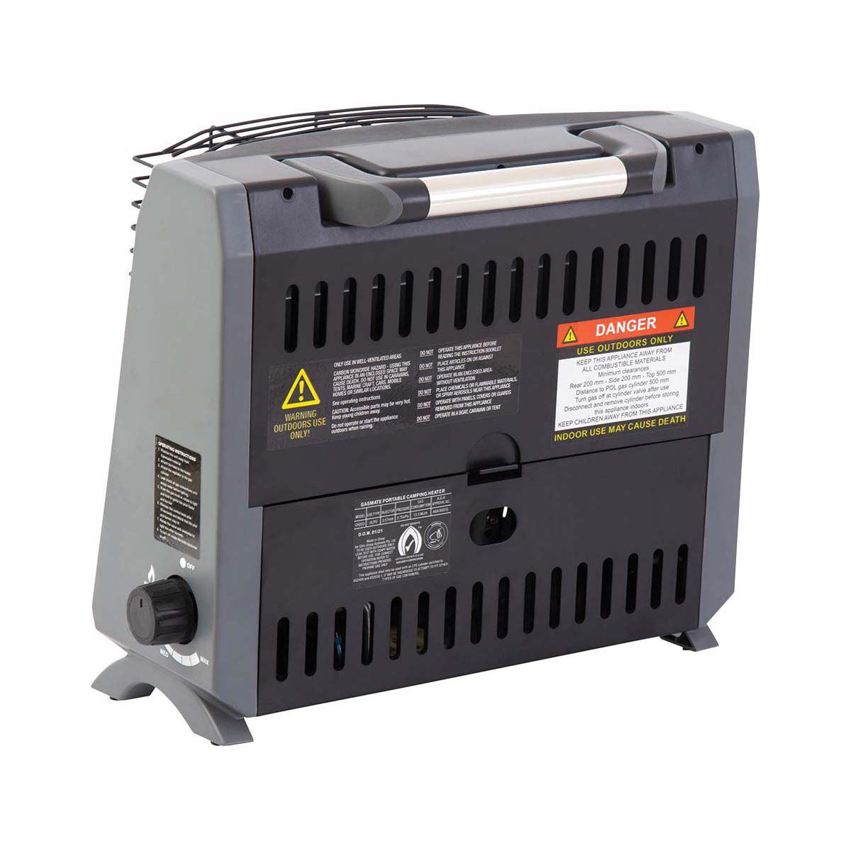 Gasmate Portable Outdoor Camping Heater CH203SL, , bcf_hi-res