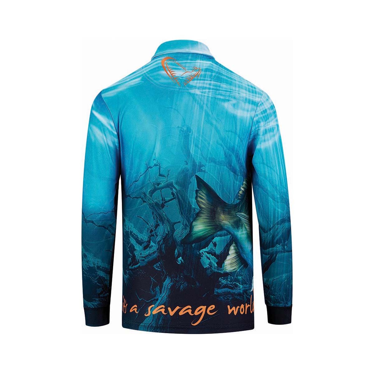 Savage Gear Youth Bream Fishing Shirt Blue 8, Blue, bcf_hi-res