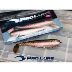 Pro Lure Fish Tail Soft Plastic Lure 130mm Brown Bass UV, Brown Bass UV, bcf_hi-res