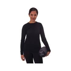 Macpac Women's Uber Light Long Jacket, Black, bcf_hi-res