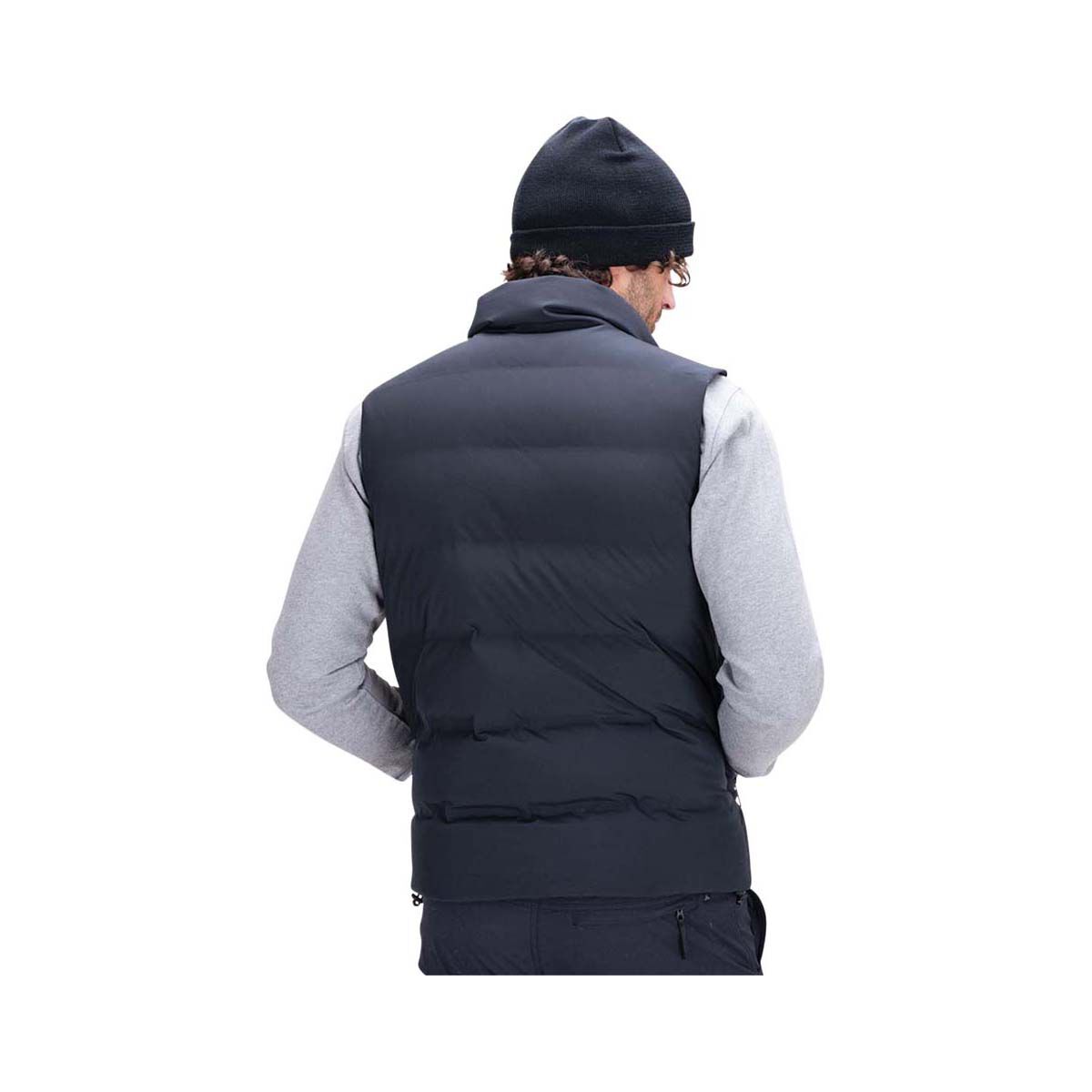 Macpac Men's Narvi Down Puffer Vest, Black, bcf_hi-res