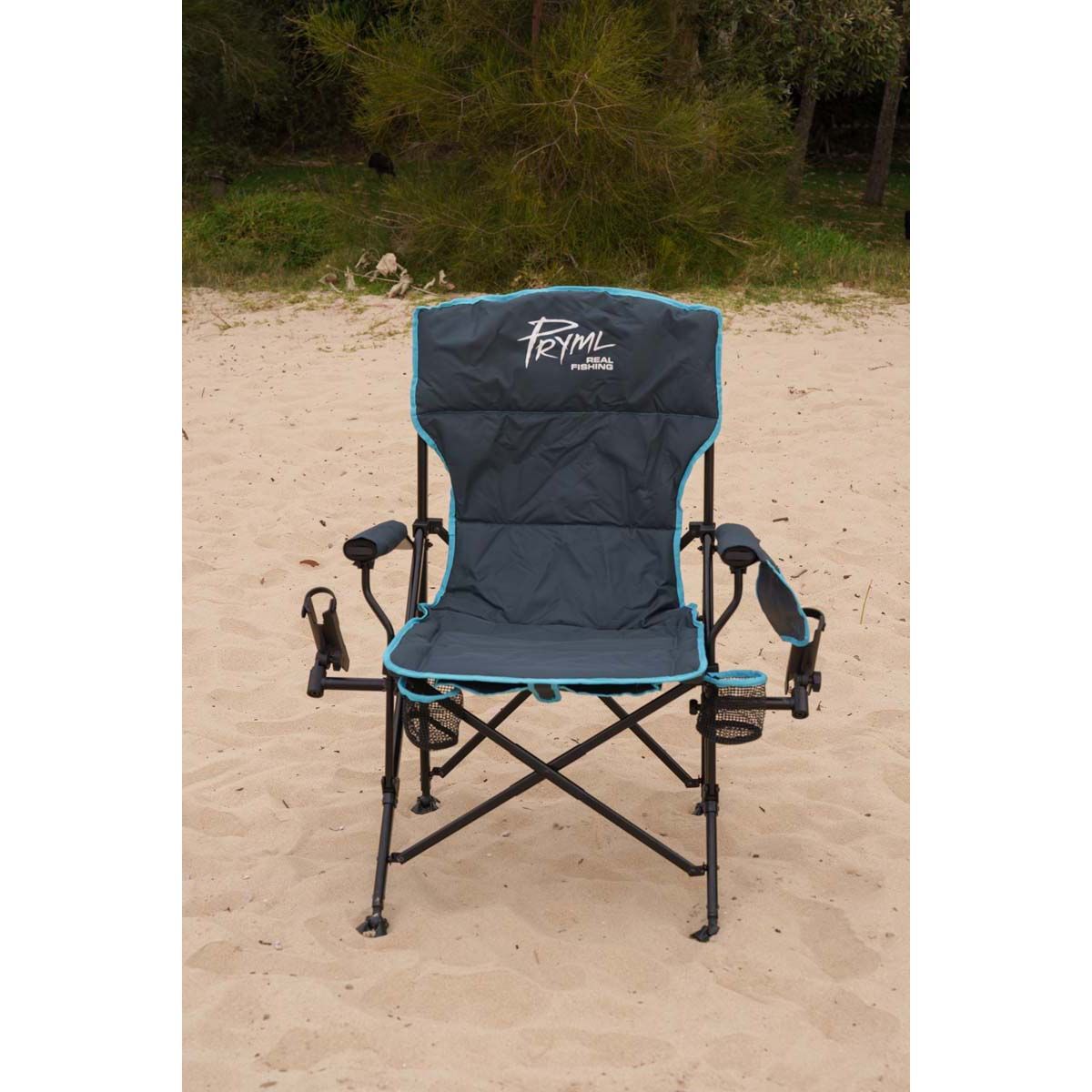 Pryml Premium Fishing Chair with Rod Holders 160kg, , bcf_hi-res