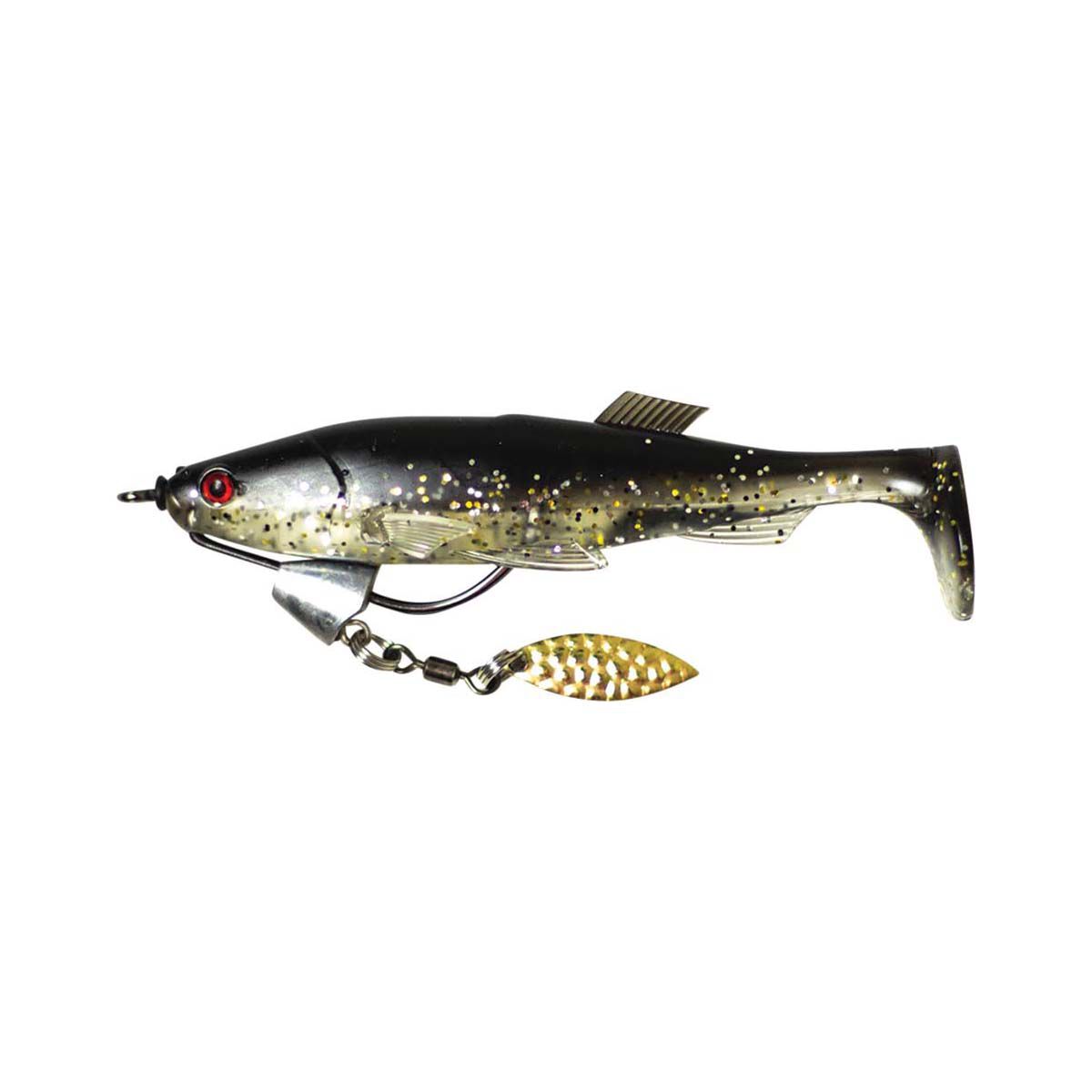 Raptor Kamikaze Soft Plastic Lure 2pk 5in Black Gold, Black Gold, bcf_hi-res
