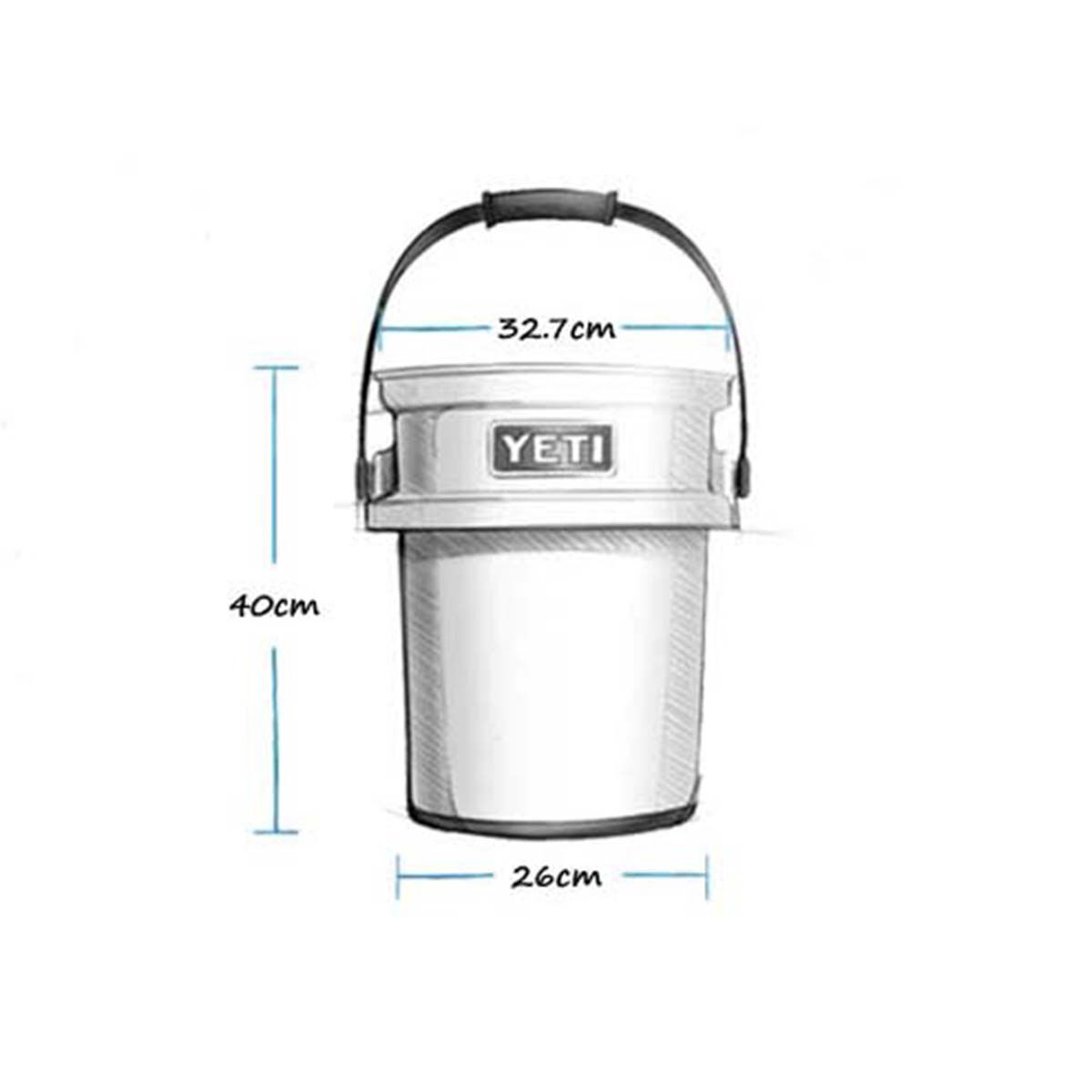 YETI&reg; LoadOut&reg; Bucket 18.9L Tan, Tan, bcf_hi-res